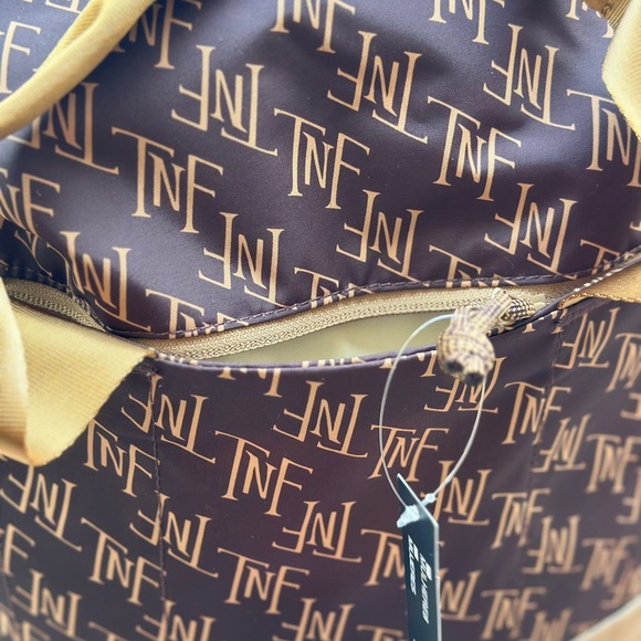 NORTH FACE WOVENSTRAP UTILITY TNF MONOGRAM BACKPACK
